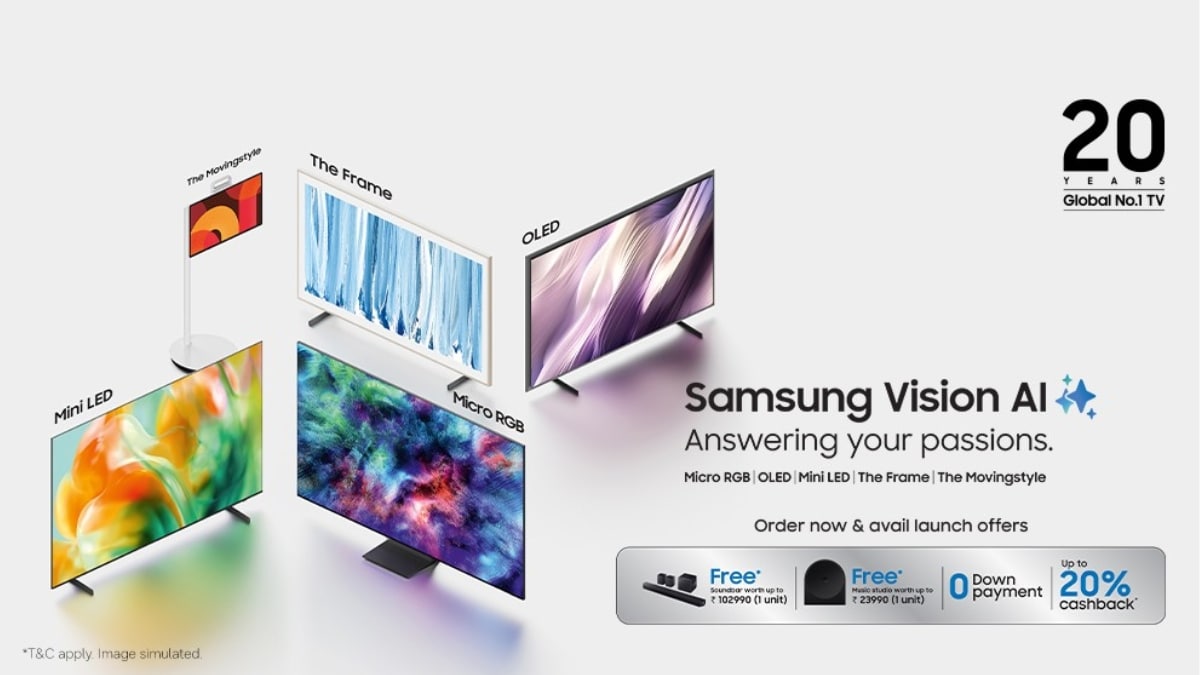 Samsung Resmi Luncurkan 72 Model TV Vision AI 2026 di India, Termasuk Teknologi Micro RGB