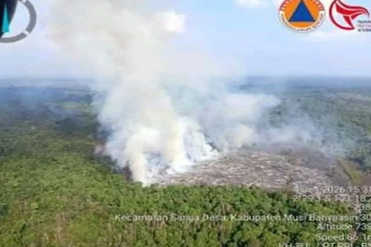 BPBD Sumsel Catat 154 Kejadian Karhutla hingga Pertengahan Juni 2026, Kabupaten PALI Paling Parah dengan 42 Titik Api
