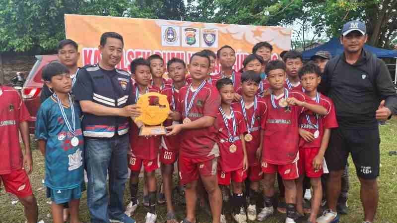 Polsek Bumi Waras Gelar Kapolsek Cup 2026, Ajak Anak-Anak Bandar Lampung Lawan Kecanduan Gadget Lewat Sepak Bola