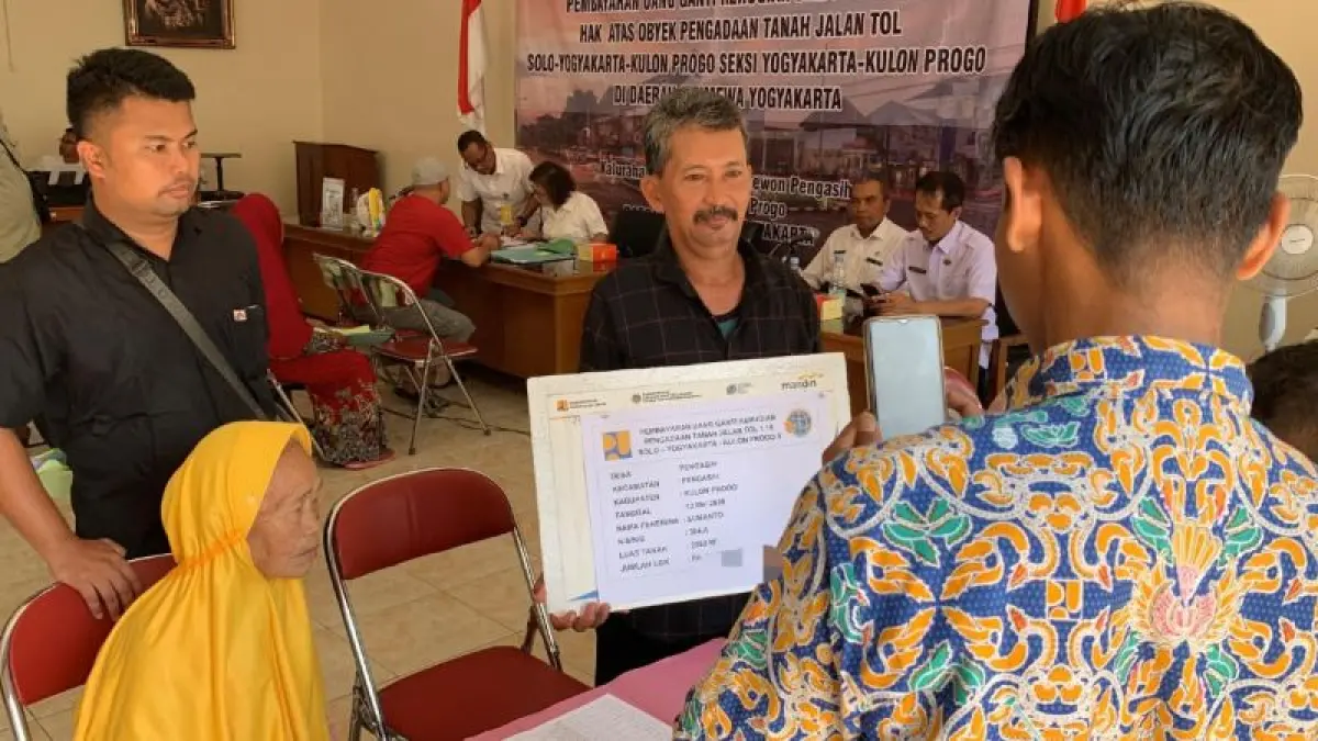 Warga Padukuhan Clawer Pengasih Kulon Progo Terima UGR Tol Jogja-YIA, Diminta Prioritaskan Ganti Rugi Aset