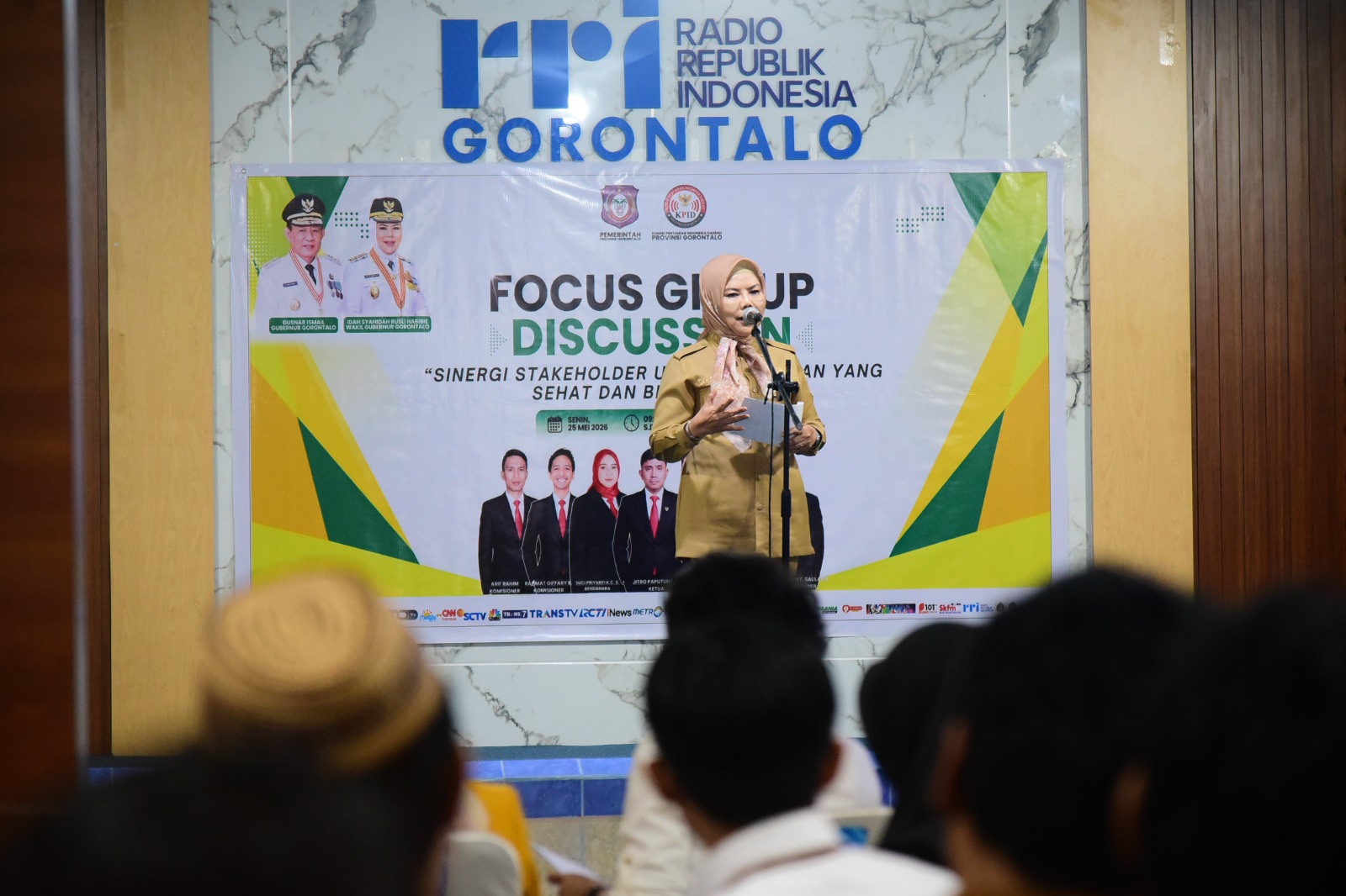Wagub Gorontalo Idah Syahidah Dorong KPID Perkuat Penyiaran Sehat di Tengah Era Digital, Siap Dukung PENAS 2026