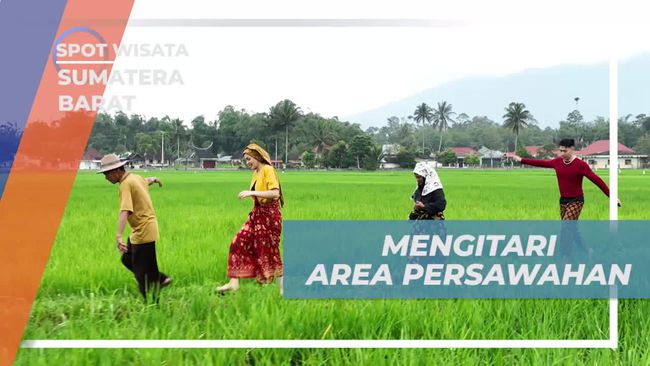 Menjelajahi Desa Nagari Kapau dan Area Persawahan di Sumatera Barat, Selebriti Dimanjakan Pemandangan Alam yang Asri