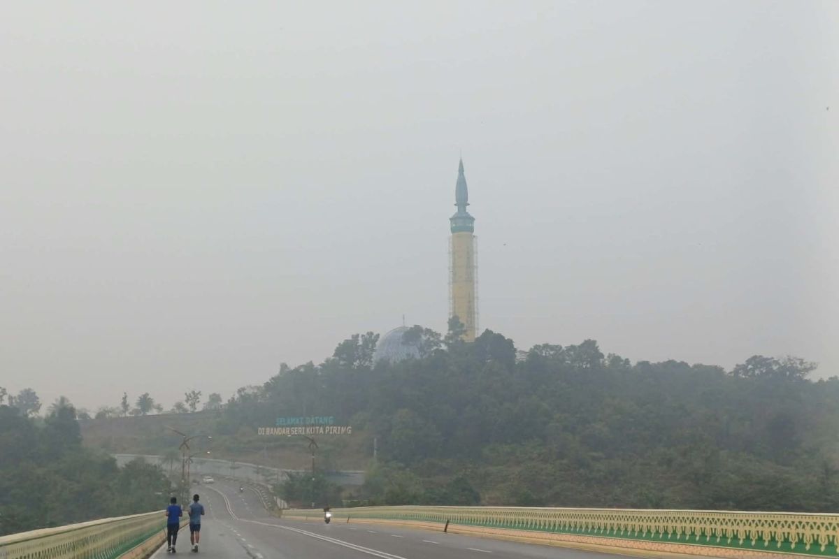 BMKG Hang Nadim Batam Peringatkan Kabut Asap Karhutla di 7 Kabupaten/Kota Kepri, Jarak Pandang Terganggu