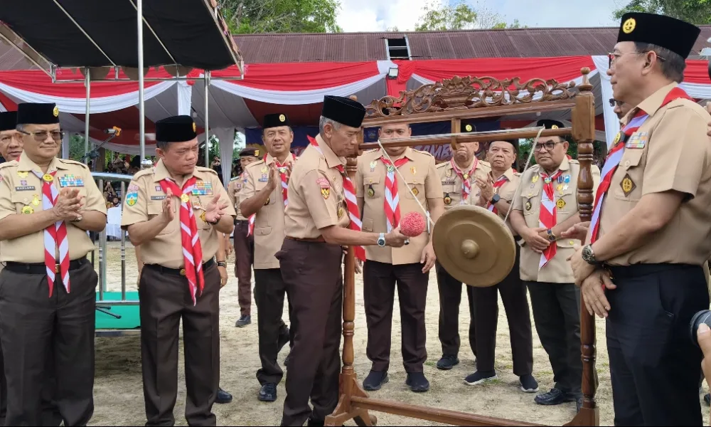 Gubernur Jambi Al Haris Buka Jambore Daerah 2026, Tegaskan Pramuka Harus Disiplin dan Berkarakter, Bukan Sekadar Pakai Seragam