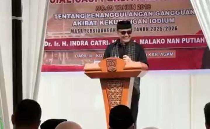 Anggota DPRD Sumbar Indra Catri Dorong Warga Agam Biasakan Konsumsi Garam Beriodium demi Cegah Gangguan Kecerdasan