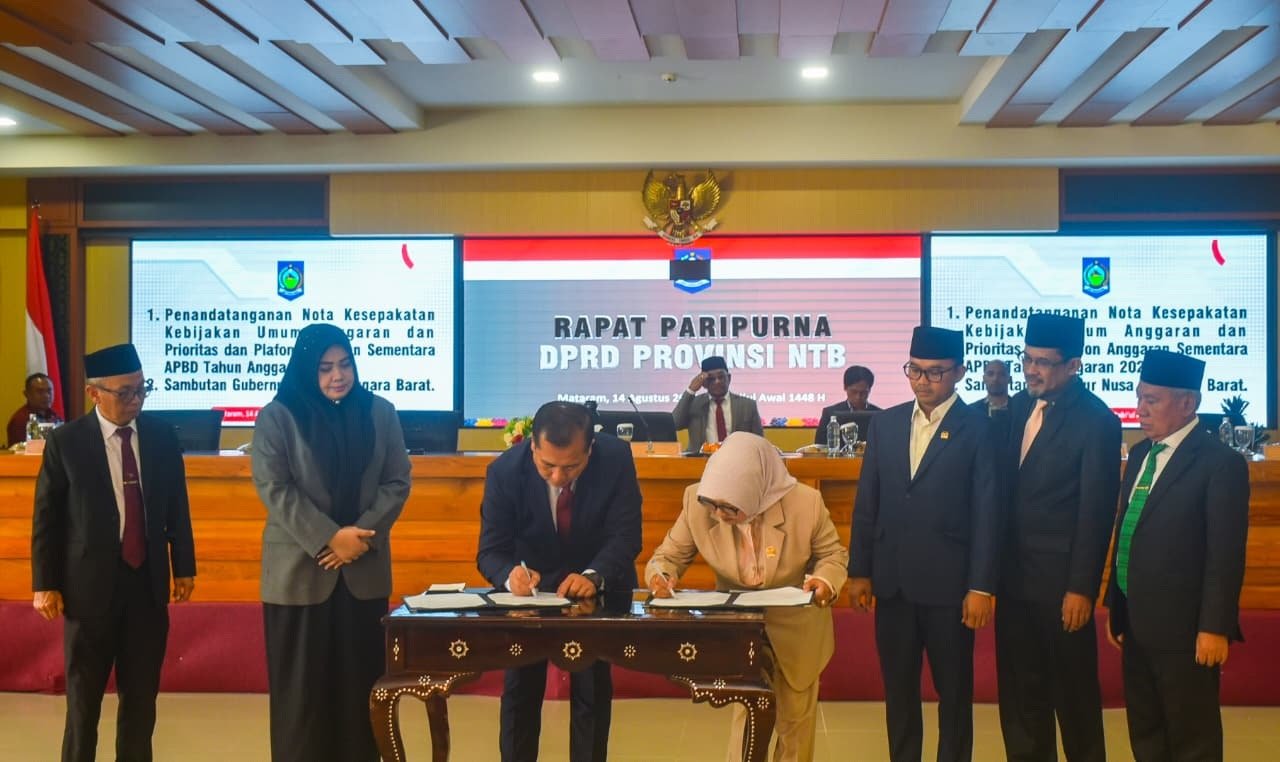 Pemprov NTB dan DPRD Sepakati KUA-PPAS 2027, Pendapatan Daerah Ditargetkan Rp 6,22 Triliun