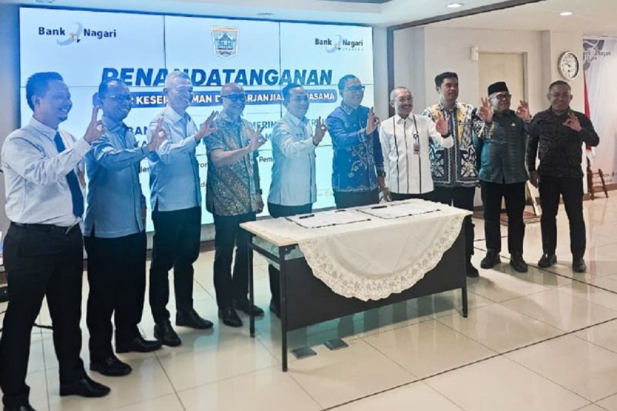 Bank Nagari dan Pemkab Kepulauan Mentawai Teken MoU Elektronifikasi Transaksi, Target PAD Lebih Optimal