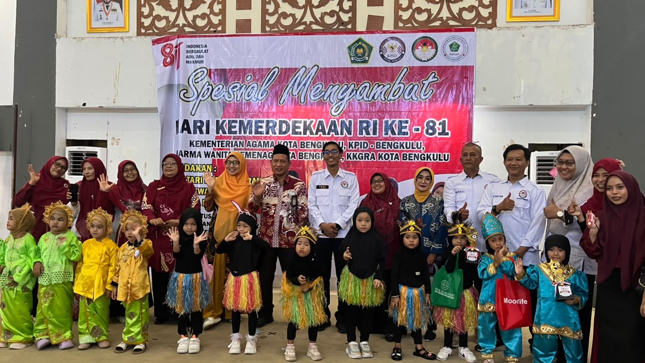 Kadis Kominfo Bengkulu Ingatkan Pendampingan Orang Tua saat Anak Main Smartphone, 300 Peserta Ikut Lomba Mewarnai