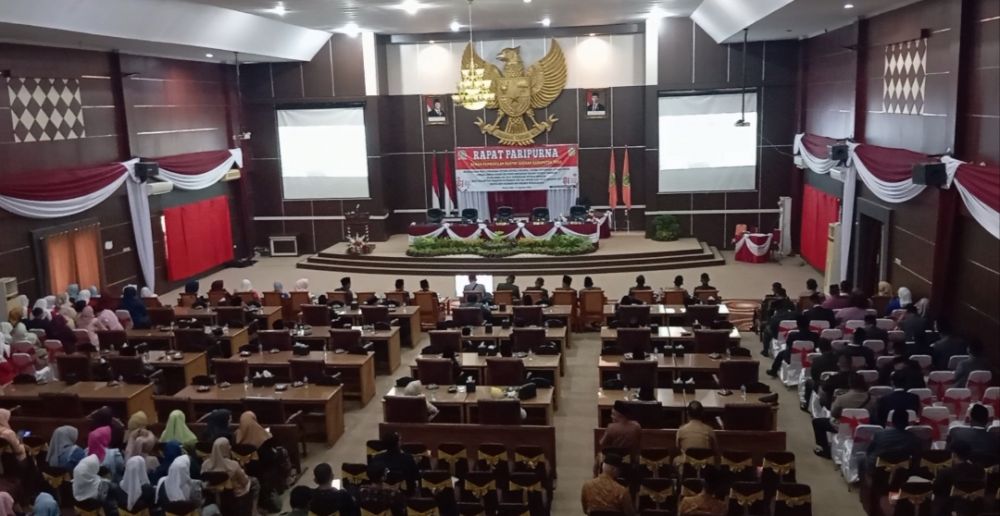 DPRD Tebo Gelar Paripurna Peringatan HUT ke-81 RI, Ikuti Pidato Kenegaraan Presiden Prabowo dan Bahas RUU APBN 2027