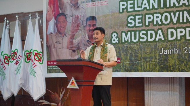 Ketua Gerindra Jambi Sutan Adil Hendra Dukung Penuh Pidato Prabowo: Ekonomi Harus Berpihak ke Rakyat Kecil