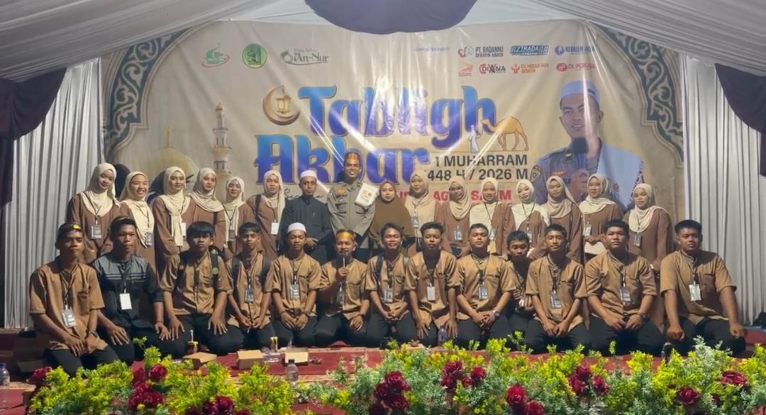 Tabligh Akbar Sambut 1 Muharram 1448 H di Nunukan, Ribuan Warga Perbatasan Padati Lapangan Sungai Nyamuk