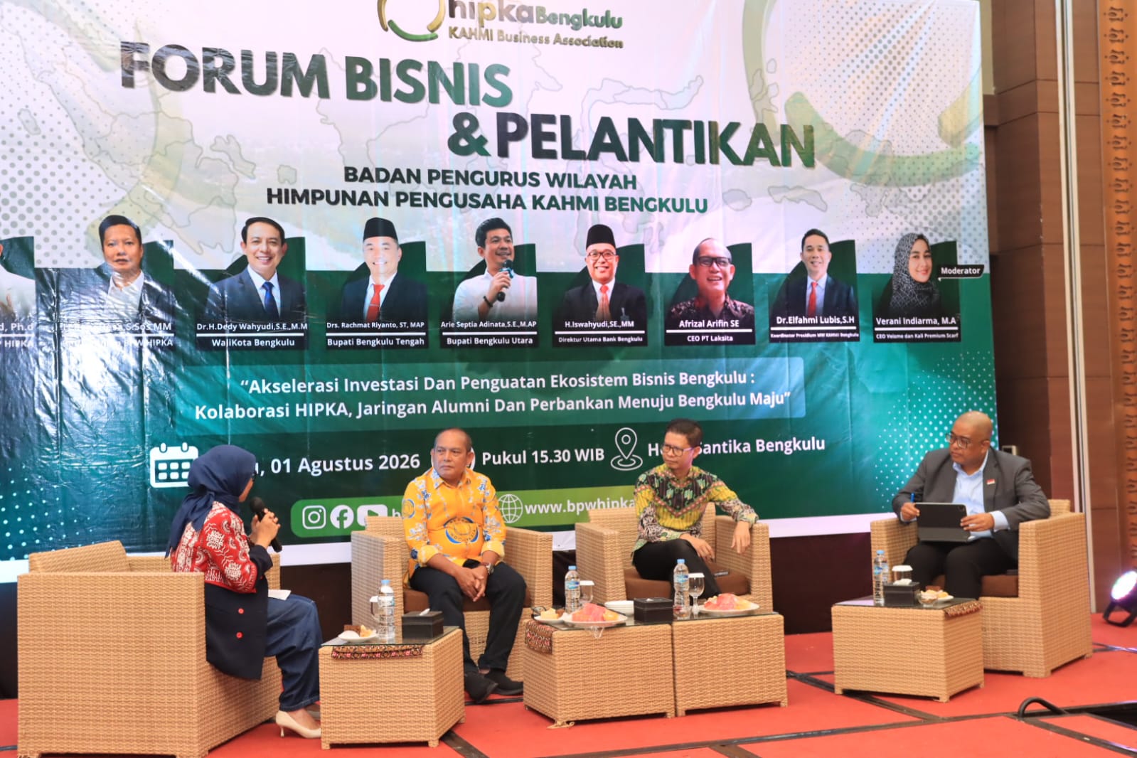 HIPKA Bengkulu Kumpulkan Pengusaha dan Perbankan, Afrizal Arifin Sebut Kunci Sukses Bukan Modal Besar