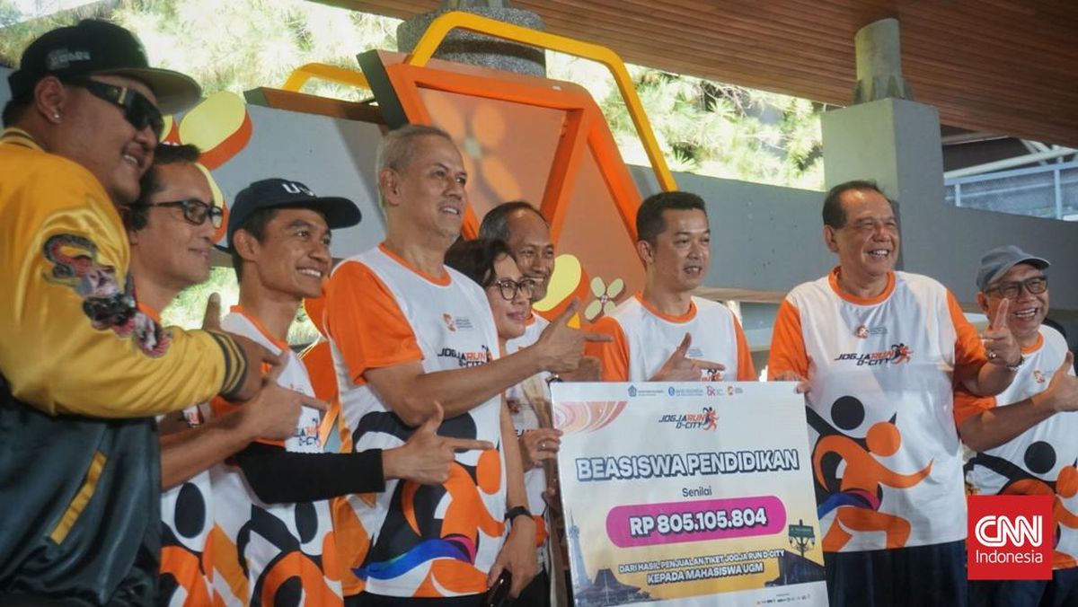 Jogja Run D-City 2026 Salurkan Rp1 Miliar ke UGM, Biaya Pendaftaran Pelari Jadi Beasiswa