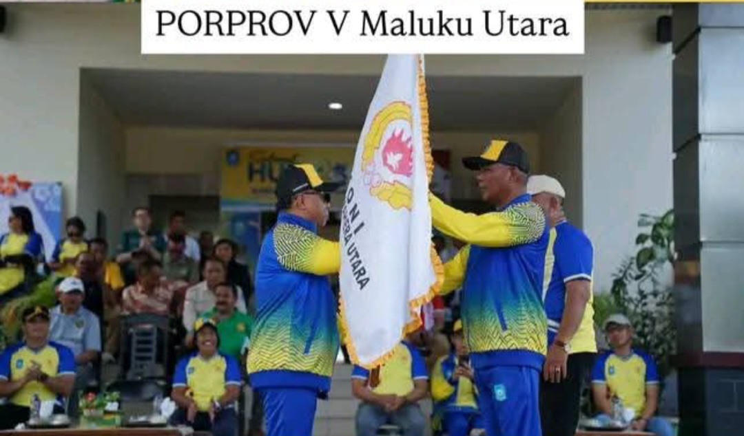 Bupati Halmahera Utara Targetkan Juara Umum Porprov Malut 2026, 396 Kontingen Dikukuhkan