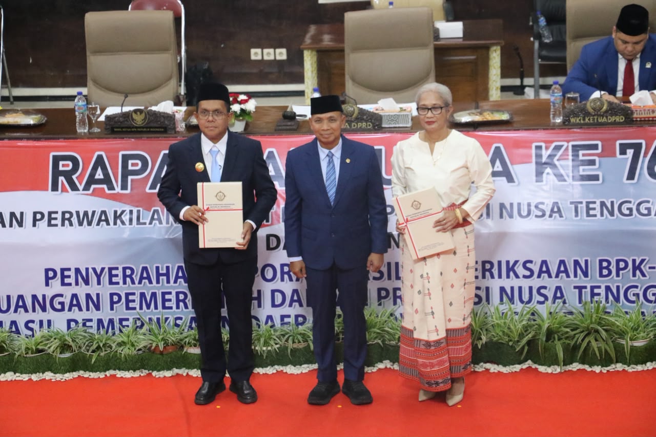 Pemprov NTT Kembali Raih Opini WTP dari BPK untuk Ke-11 Kalinya Berturut-Turut, Gubernur Laka Lena Apresiasi Tata Kelola Keuangan