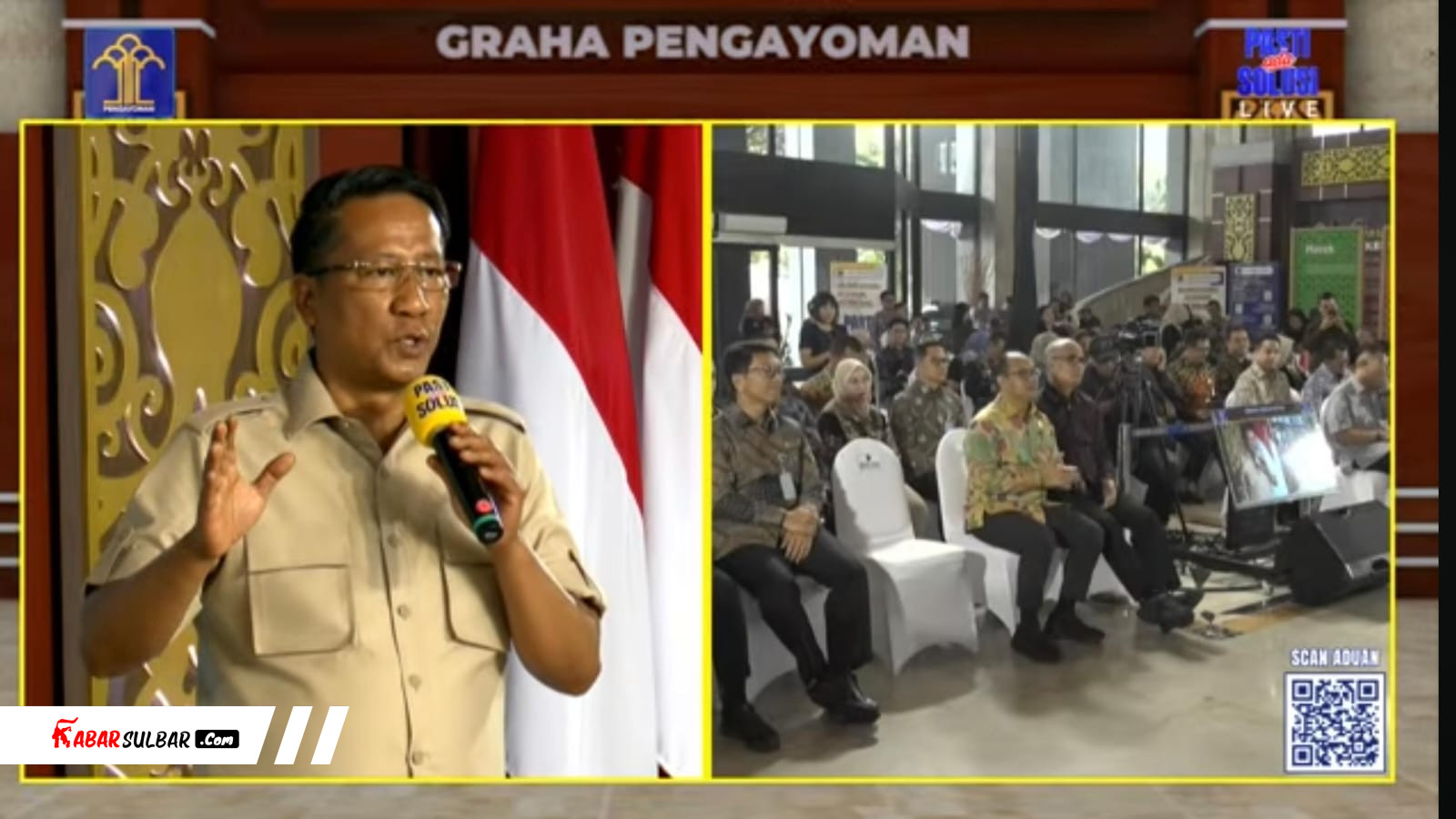 Kemenkum Sulbar Ikuti Forum Pengaduan 