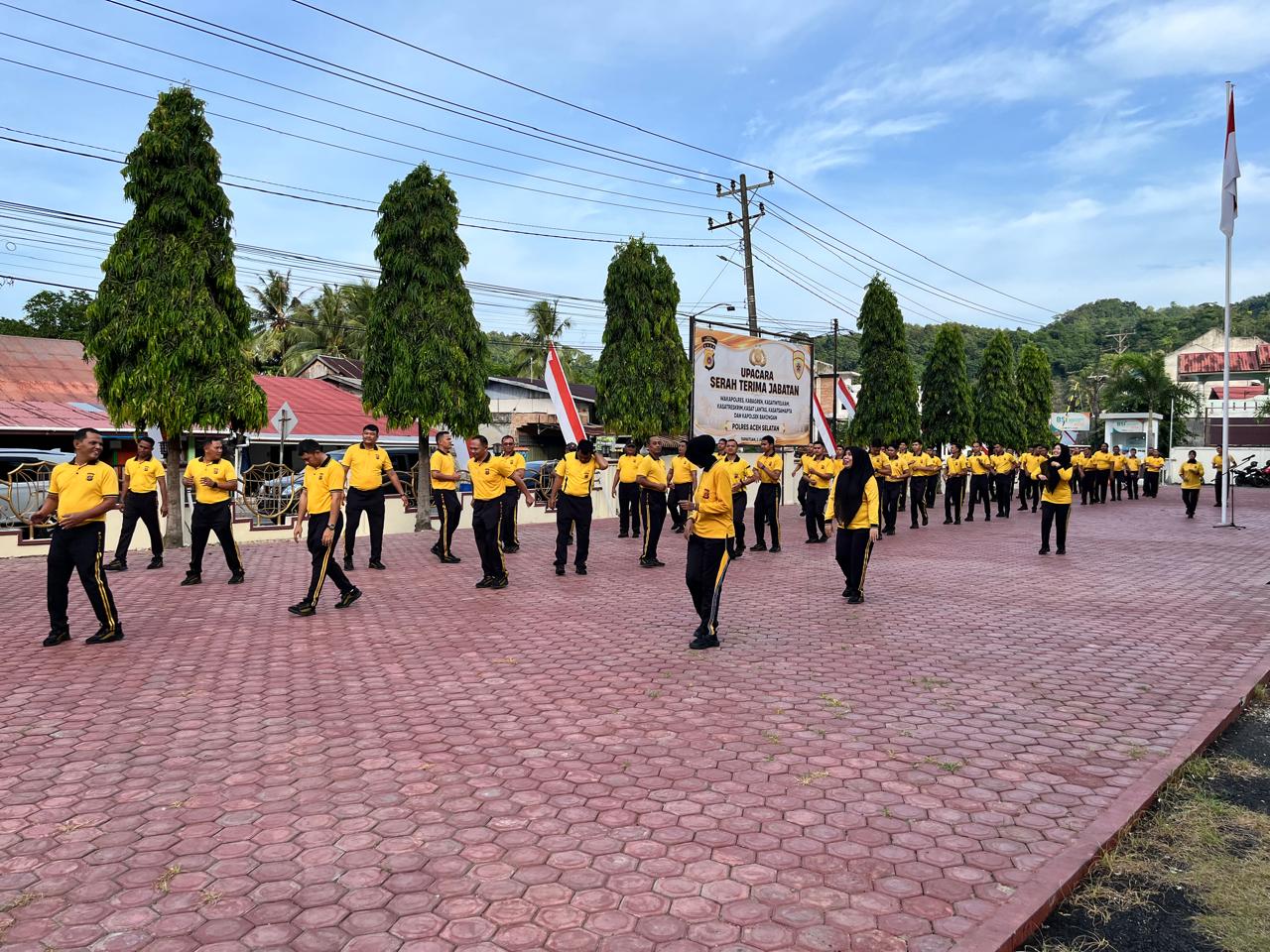 Polres Aceh Selatan Gelar Senam Sehat Bareng Personel, Bukan Sekadar Bugar Fisik Tapi Juga Jaga Soliditas Tim