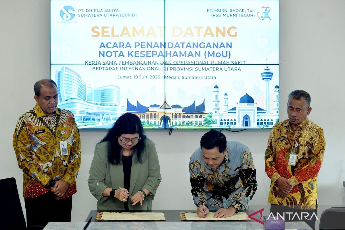 Pemprov Sumut dan RS Murni Teguh Teken MoU Rumah Sakit Bertaraf Internasional, Target Kurangi Warga Berobat ke Luar Negeri