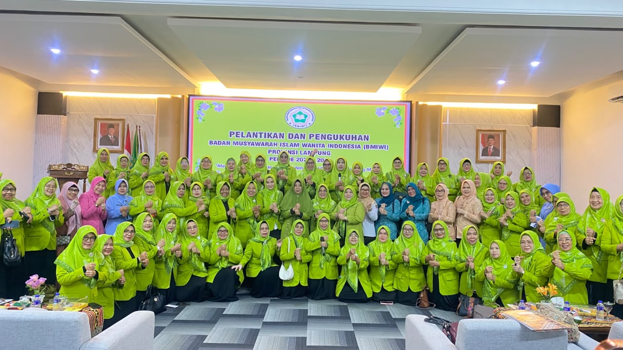 BMIWI Lampung Kukuhkan Pengurus 2026–2031, PW Aisyiyah Kirim Tiga Utusan Perkuat Kolaborasi Muslimah