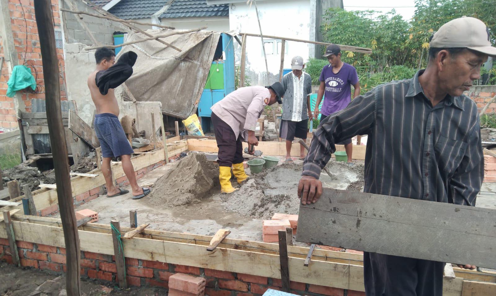 Polda Sumsel Bedah Rumah Tholib, Lansia Disabilitas di Banyuasin Dapat Hunian Layak di Hari Bhayangkara ke-80