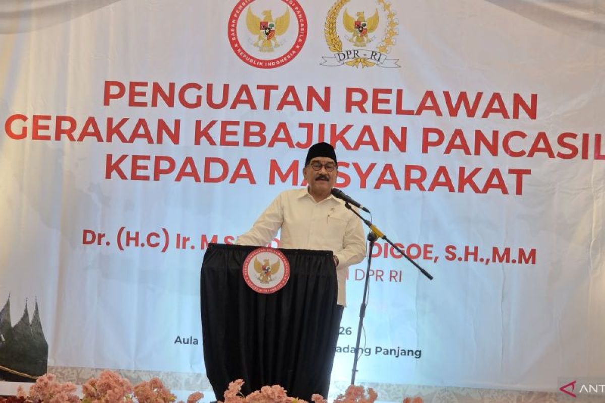 Anggota Komisi XIII DPR RI M. Shadiq Pasadigoe Ajak Masyarakat Padang Panjang Perkuat Gerakan Kebajikan Pancasila