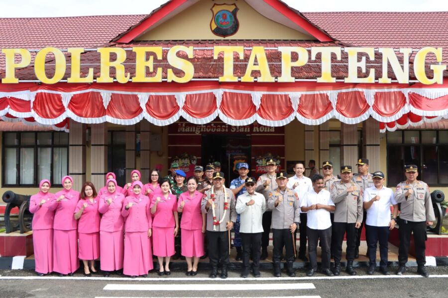 Kapolda Sumut Letakkan Batu Pertama Rusun 20 Kamar di Polres Tapanuli Tengah, Target Rampung 6 Bulan