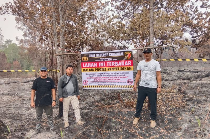 Polsek Rakumpit Perkuat Patroli Cegah Karhutla, Tandai 10.000 Meter Lahan Bekas Terbakar di Bukit Sua