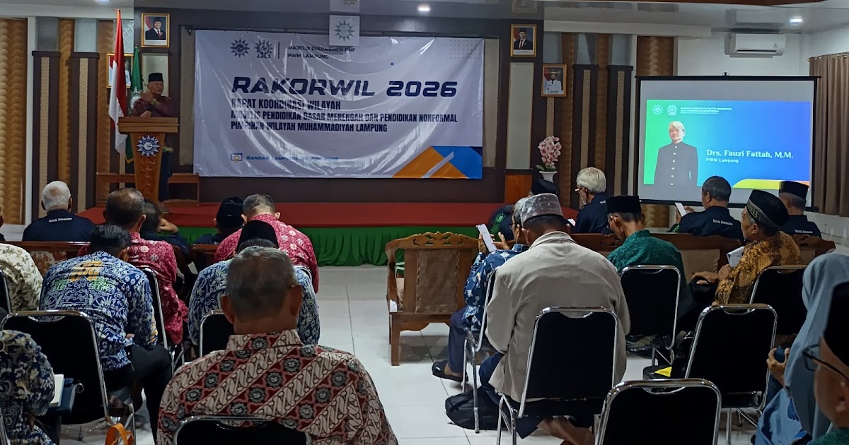 PWM Lampung Gelar Rakorwil Dikdasmen, Targetkan Mutu Pendidikan Muhammadiyah Naik Kelas hingga Tingkat Daerah