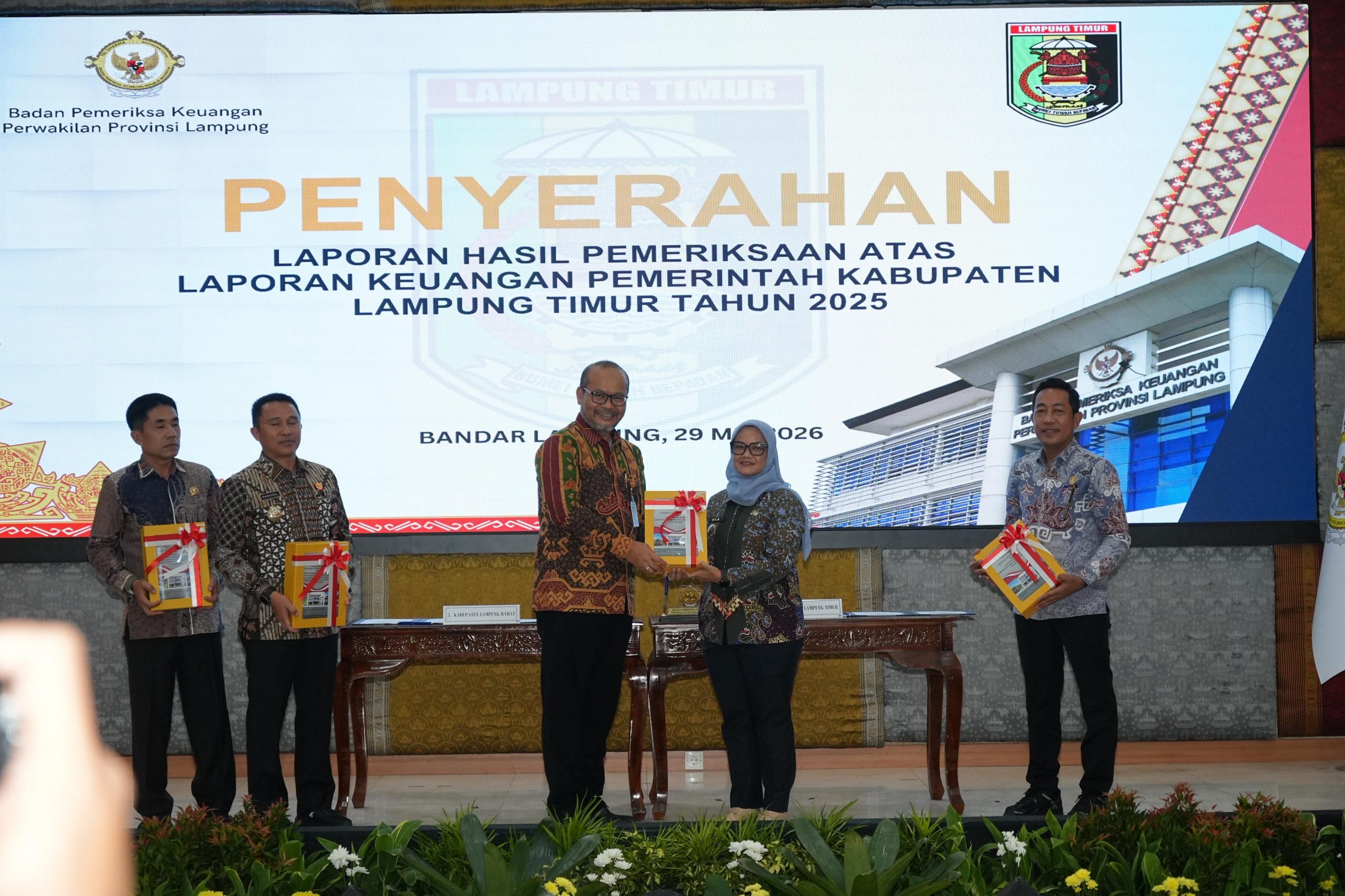 Bupati Lampung Timur Ela Siti Nuryamah Kembali Pertahankan Opini WTP BPK, Bukti Tata Kelola Keuangan Daerah Semakin Akuntabel