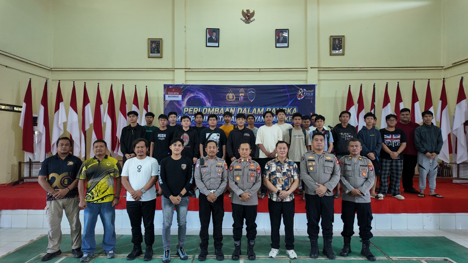 Polres Gunung Mas Gelar Turnamen Mobile Legends Hari Bhayangkara ke-80, 17 Tim Berebut Juara Sambil Kampanye Anti-Judi Online