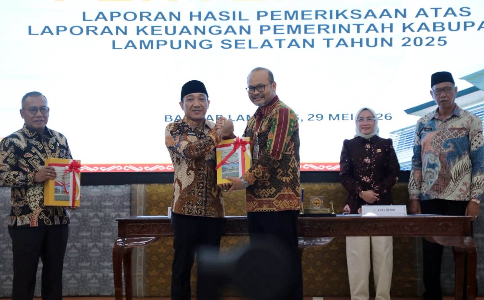 Lampung Selatan Pertahankan Opini WTP dari BPK untuk Ke-10 Kalinya Berturut-Turut, Bukti Tata Kelola Keuangan Daerah yang Konsisten