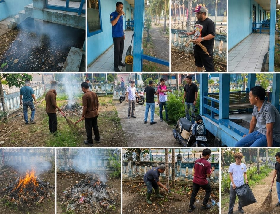 Dirut Perumda Tirta Pengabuan Pimpin Jumat Gotong Royong Bersihkan Kantor Induk di Kuala Tungkal, Tegaskan Budaya Kerja Cerminan Pelayanan