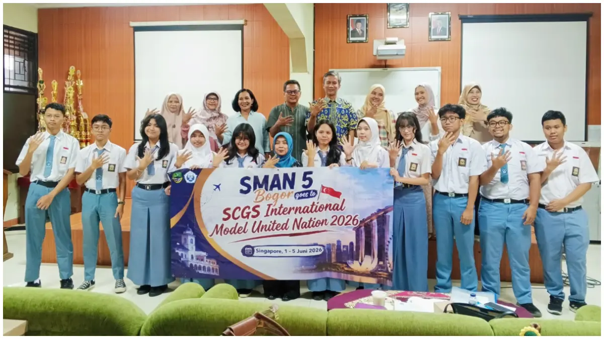 SMAN 5 Kota Bogor Kirim 12 Delegasi ke Model United Nations Internasional di Singapura, Latih Diplomasi Sejak Dini