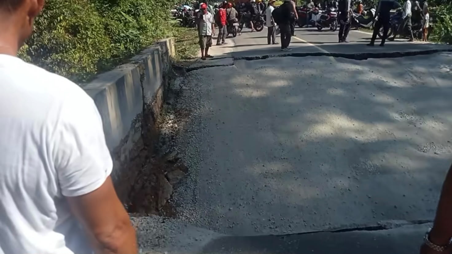 Box Culvert Ambruk di Jalan Trans Kalimantan Katingan, Anggota DPRD Kalteng Desak Penindakan ODOL Diperketat