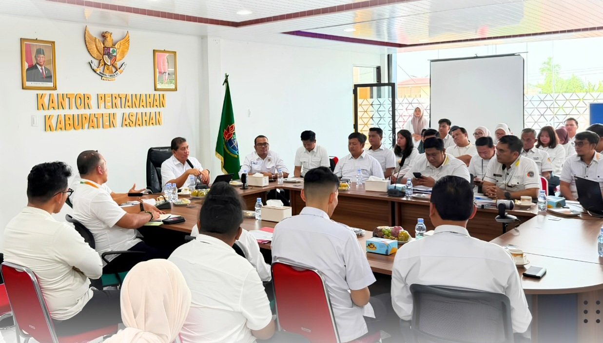 Kakanwil BPN Sumut Nugraha Tinjau Langsung Layanan Pertanahan di Asahan, Minta Jajaran Jaga Integritas dan Disiplin Kerja