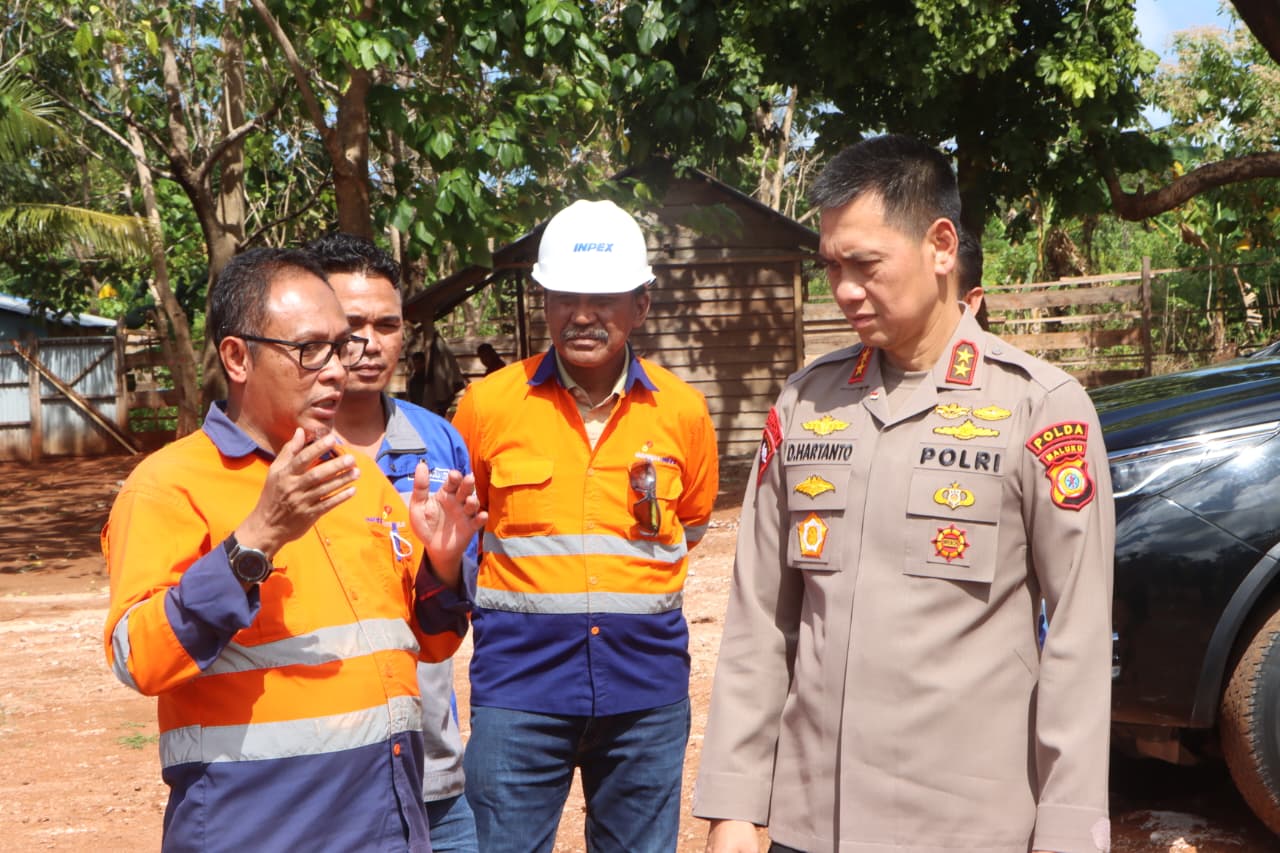 Kapolda Maluku Tinjau Lokasi Groundbreaking Blok Masela, Serap Aspirasi Warga Tiga Desa di Tanimbar