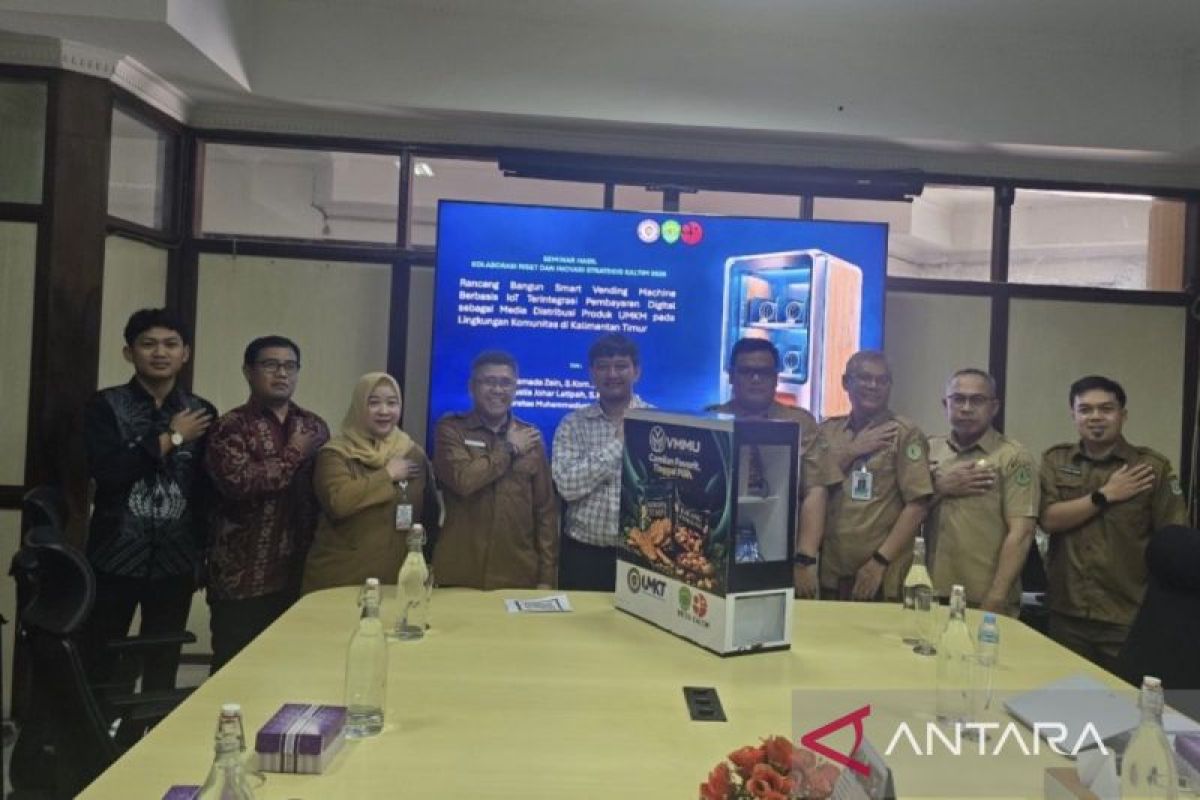 BRIDA Kaltim dan UMKT Ciptakan Mesin Jual Otomatis Berbasis IoT untuk Pasarkan Produk UMKM