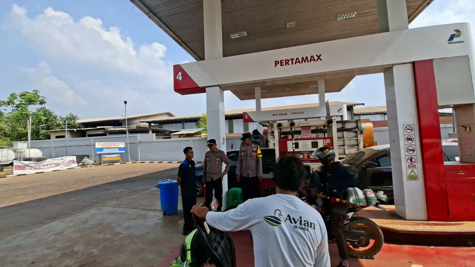 Polsek Cempaga Hulu Perketat Patroli KRYD di SPBU Pelantaran, Sasar Pelangsir dan Tangki Modifikasi