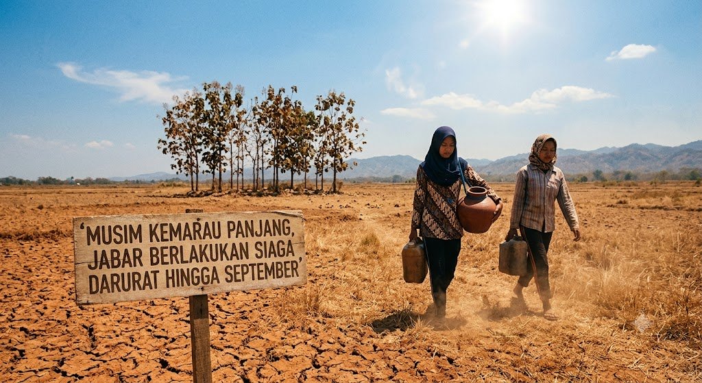 27 Kabupaten/Kota di Jawa Barat Siaga Darurat Kemarau hingga September, Sukabumi Termasuk Zona Rawan