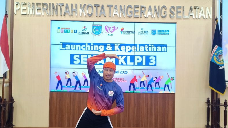 Hardiyanto Pono, ASN Pengadilan Tinggi Sultra, Jadi Peraga Nasional Senam KLPI 3 di Tangsel