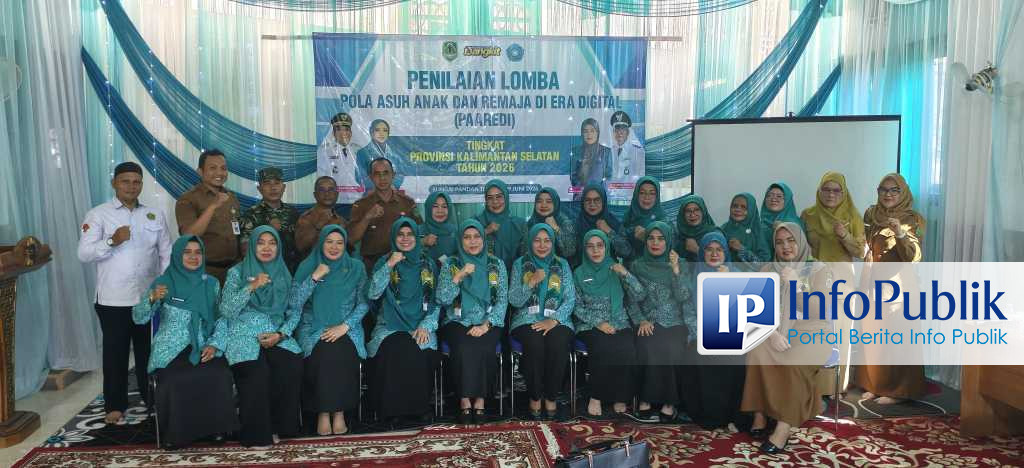 Pola Asuh Anak di Era Digital Jadi Perhatian TP PKK HSU, Desa Sungai Pandan Tengah Wakili Kalsel