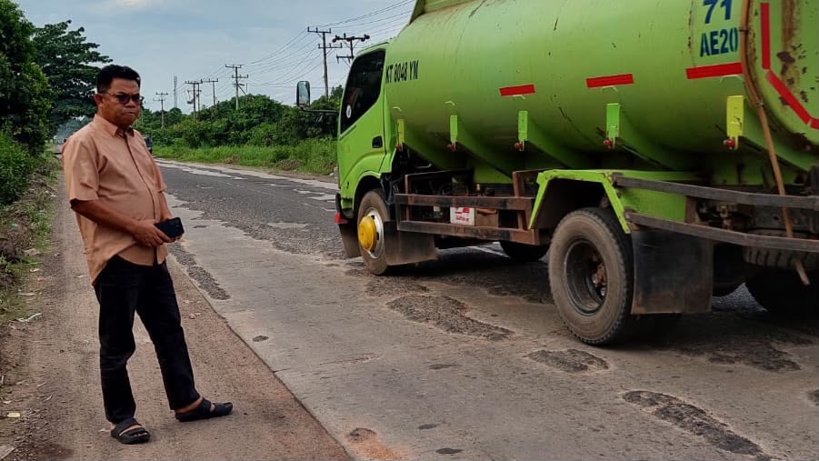 Rp 10 Miliar Disiapkan Perbaiki Jalan Sampit-Samuda, Proyek Tinggal Tunggu Lelang Selesai