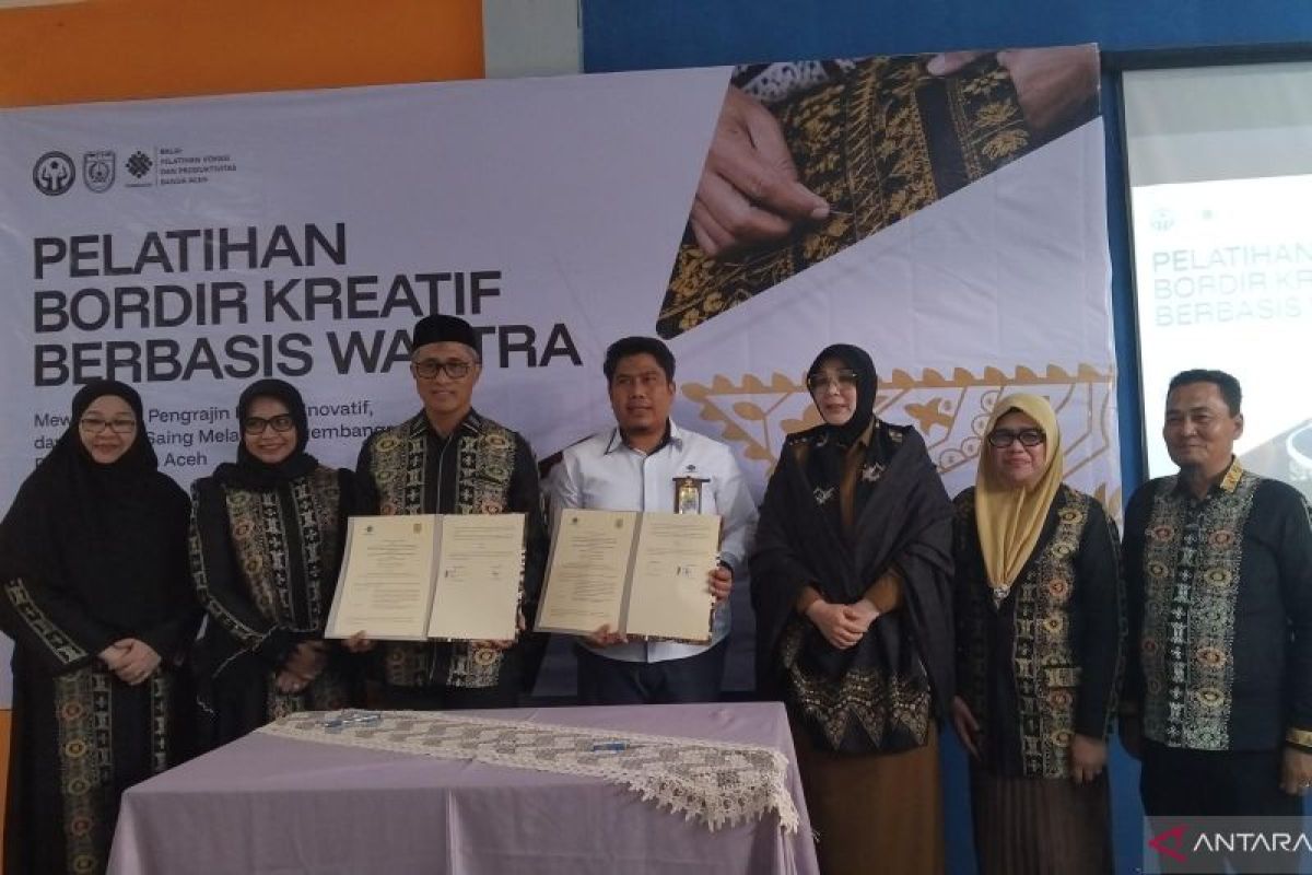 Dekranasda Banda Aceh Latih 20 Perajin Bordir Kreatif, Target Tembus Pasar Nasional dan Global