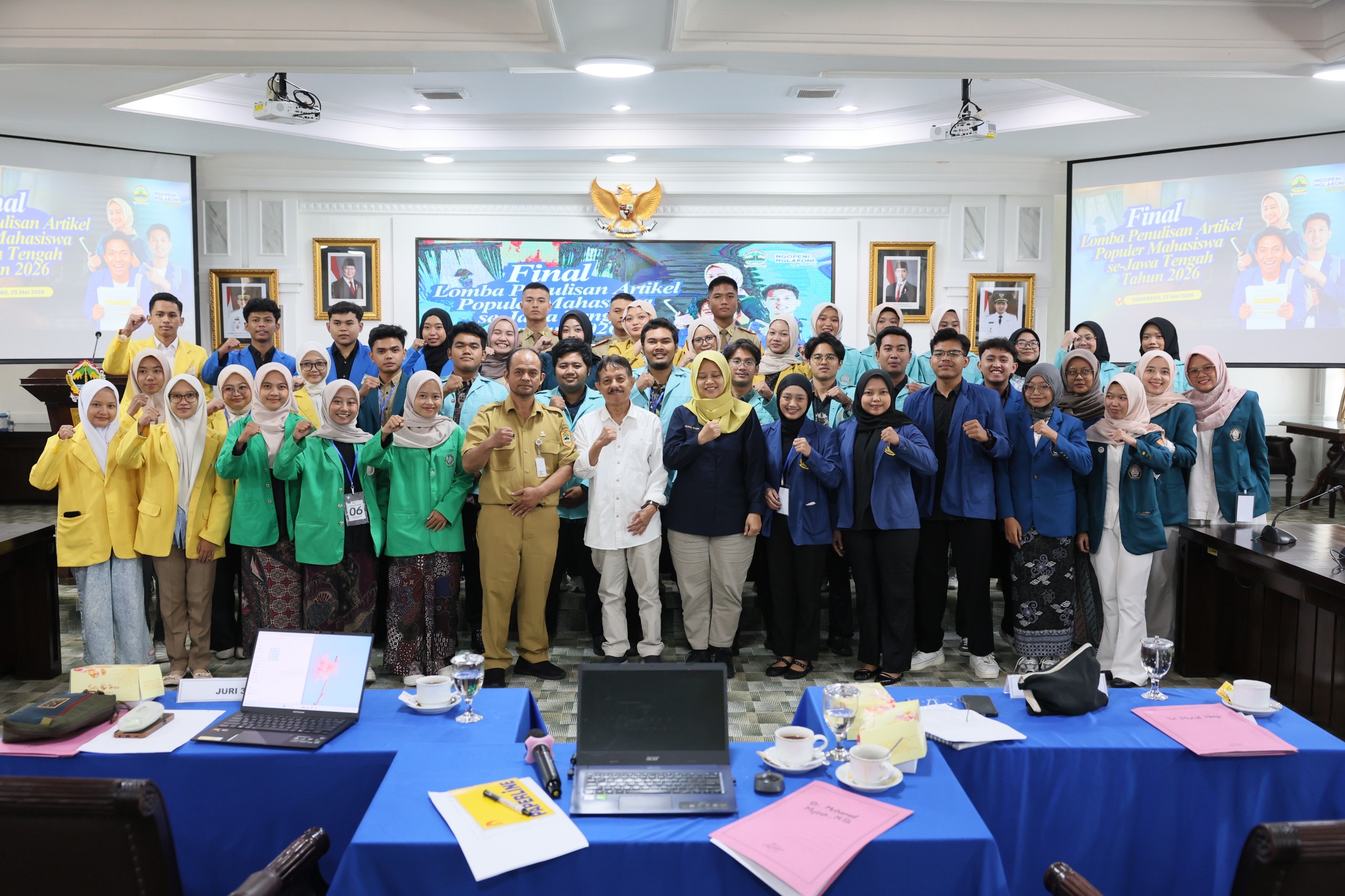 6 Tim Mahasiswa Raih Juara Lomba Artikel Pemprov Jateng, Ide Inovatif soal Kecamatan Berdaya hingga Antikorupsi