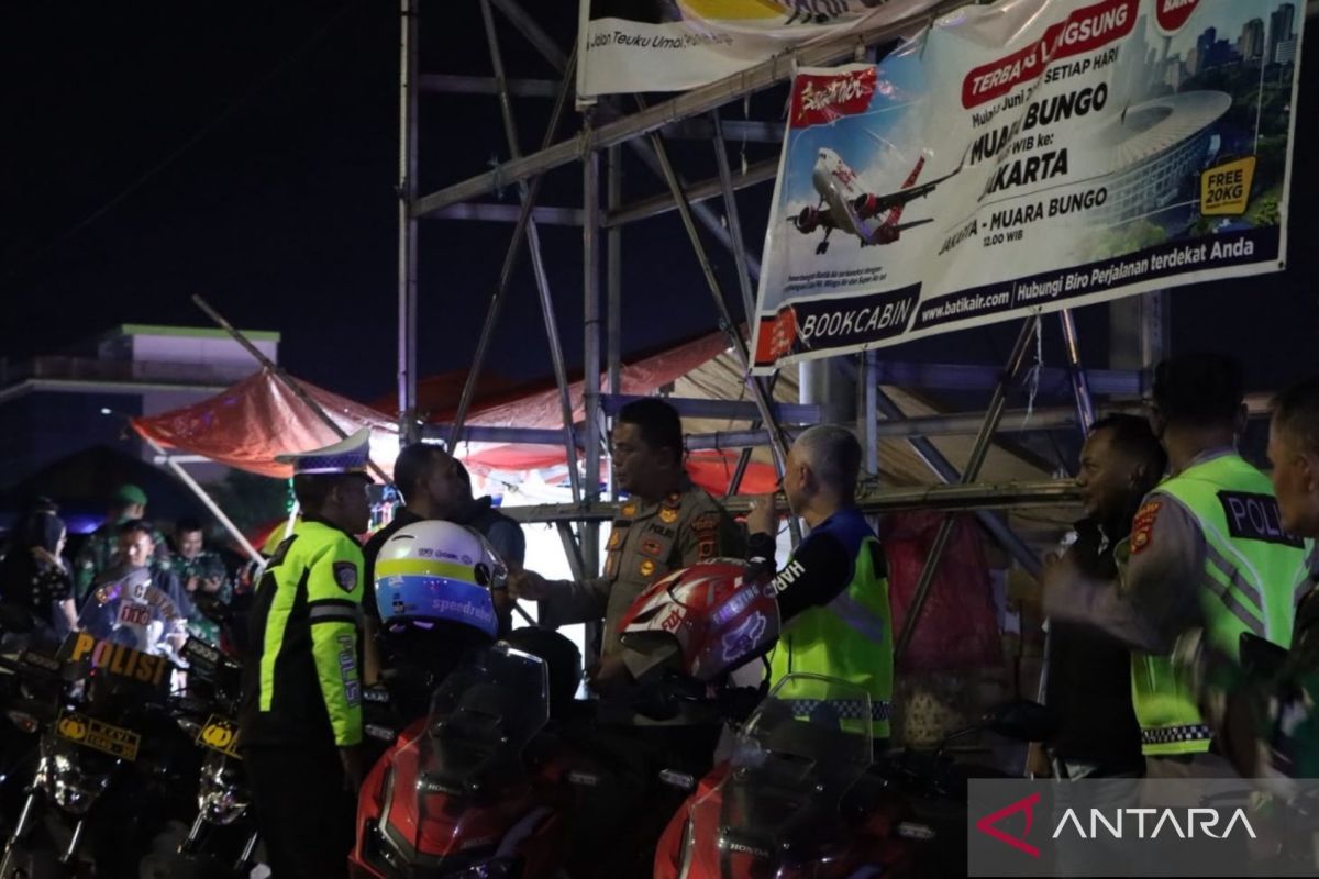 Patroli Gabungan Antisipasi Balap Liar di Bungo, 109 Personel Diterjunkan, Situasi Aman Terkendali