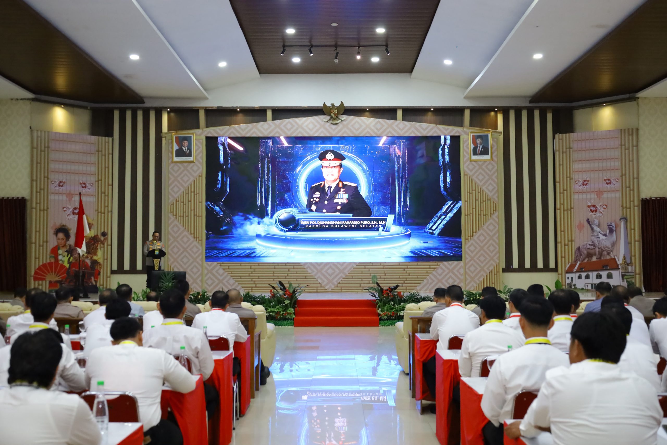 Kapolda Sulsel Buka Rakernis Intelkam 2026, Perintahkan Personel Melek Siber dan Perkuat Deteksi Dini Hoaks