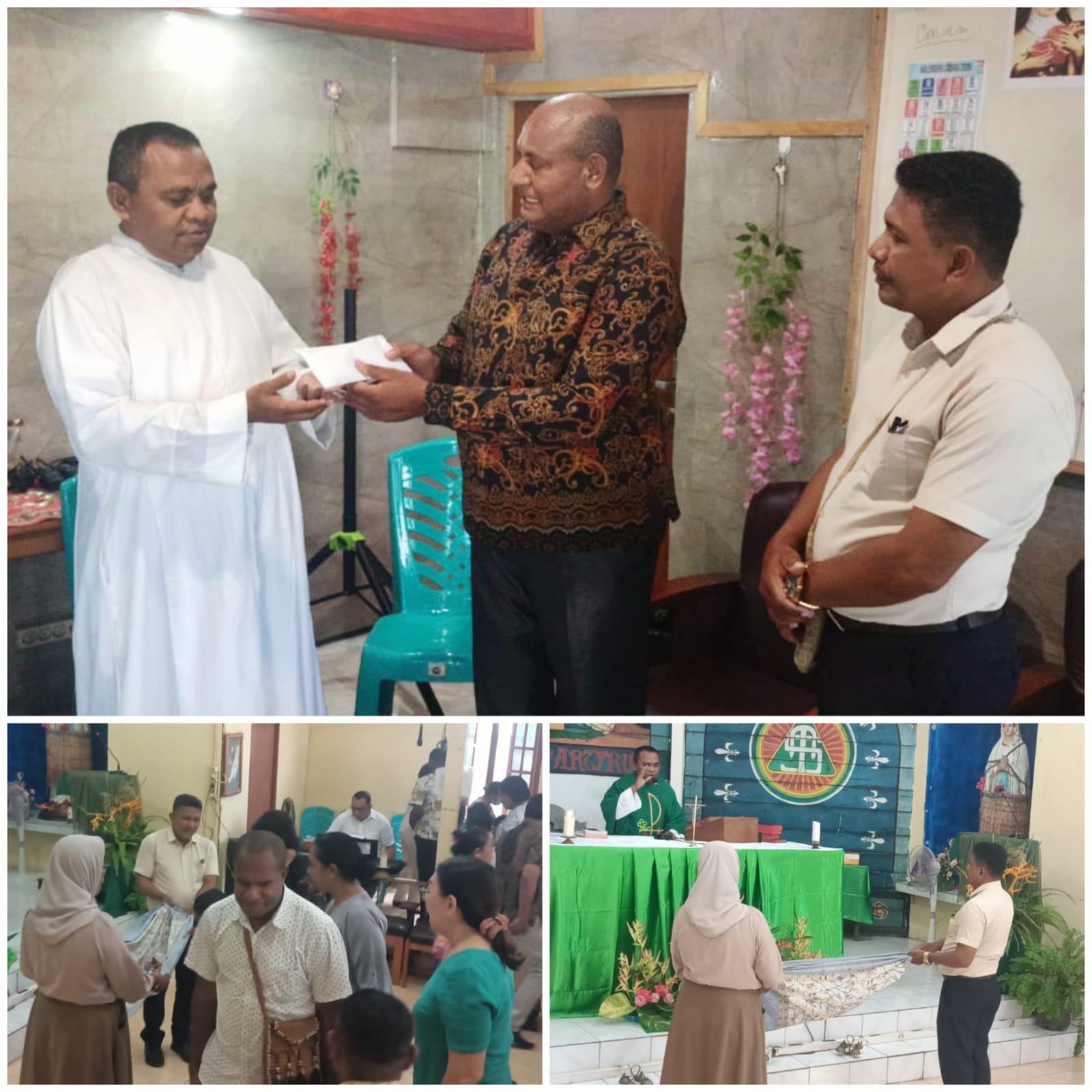 ASN Katolik Pemkab Merauke Galang Dana Rp4 Juta Lebih untuk Pembangunan Gereja Santa Theresia Buti