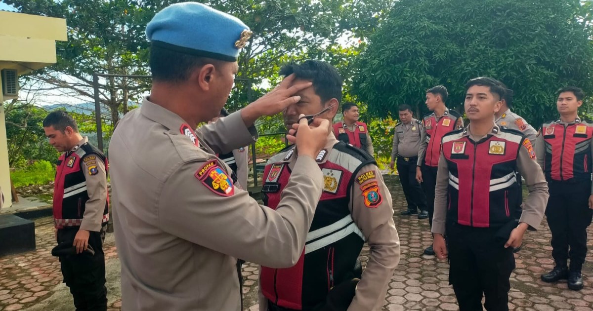 Si Propam Polres Pakpak Bharat Gelar Gaktibplin, Cek Disiplin Personel Hingga Ponsel Pribadi