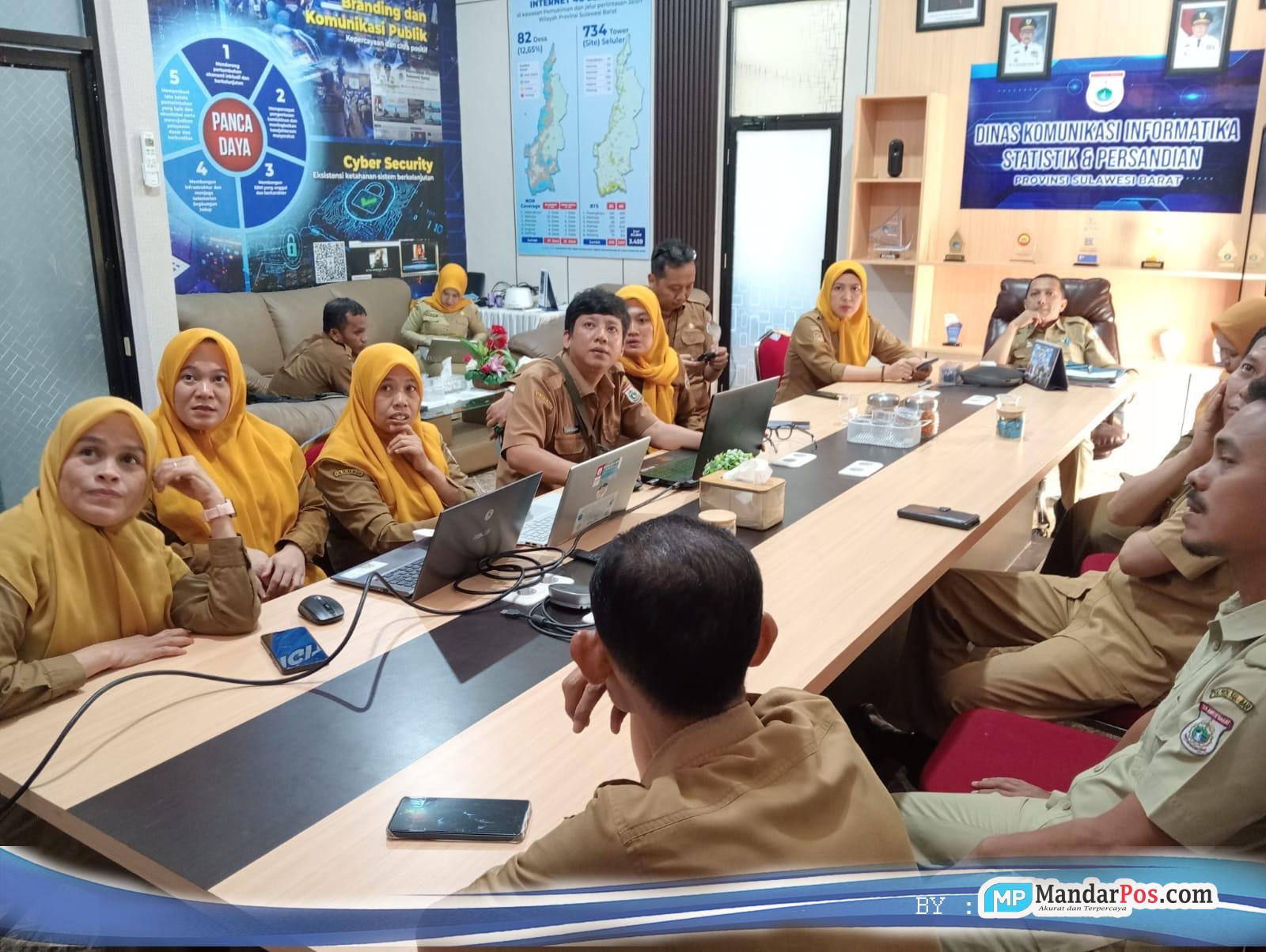 DiskominfoSS Sulbar Targetkan Pemberitaan Online Pemprov Masuk 5 Besar Nasional, Kejar Indeks Keterbukaan Informasi 70 Poin