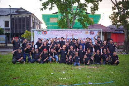 Latihan Bersama 45 Relawan BPK dan PMK se-Balangan di Halong: Asah Kemampuan Pemadaman dan Edukasi Warga